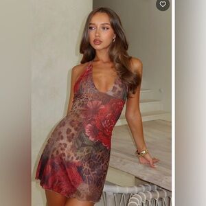 White Fox Best Part of Me Mini Dress Exotic Rose